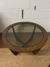 Round Mid-Century Style Glass