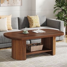 Oval Coffee Table, Mid-Century