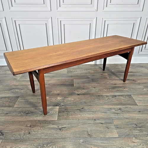 Vintage teak coffee table - coffee, mid