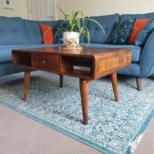 Scandinavian coffee table - table, mid