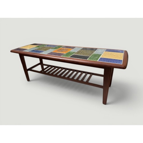 Mid century tile top coffee - mid-century,