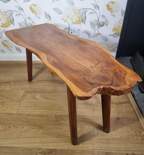 Vintage yew wood coffee - vintage,